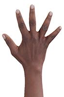 Retopologized 3D Hand scan Tylissa Jenkins Black female